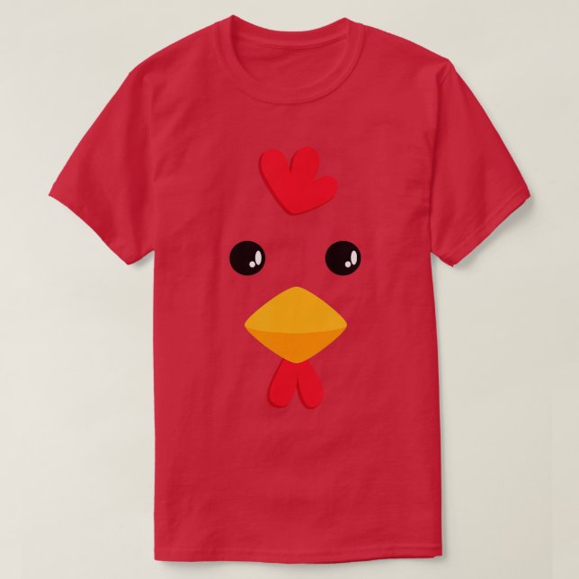 T-shirt Costume d'Halloween de poulet Chemise drôle Enfant (Design devant)