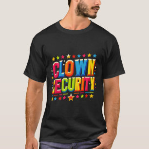 T-shirt Costume d'Halloween de sécurité des clowns