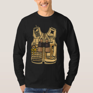 T-shirt Costume d'Halloween de soigneur de zoo Jungle Safa
