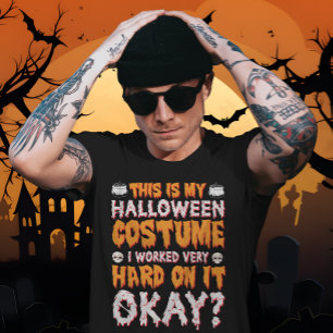 T-shirt Costume d'Halloween drôle