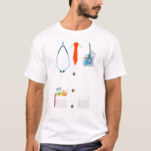T-shirt Costume d'Halloween drôle pour Dr White Lab