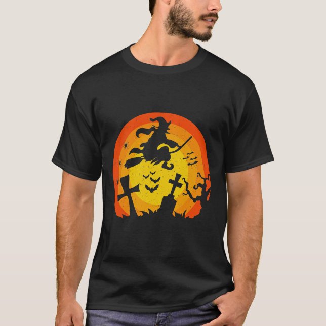 T-shirt Costume d'halloween effrayant pour la nuit d'hallo (Devant)