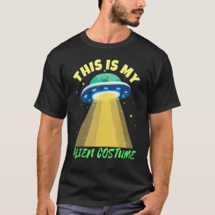 T-shirt Costume d'Halloween facile, Costume Alien lazy