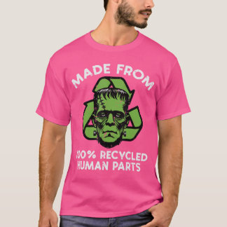T-shirt Costume d'Halloween Frankenstein Pièces Recyclées
