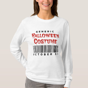 T-shirt Costume d'Halloween Générique Code-Barres 31 octob