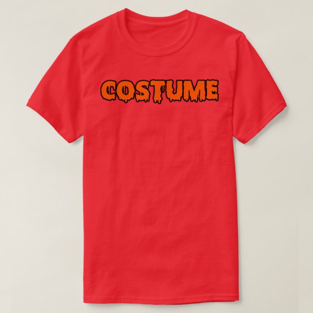 T-shirt Costume d'Halloween Générique Funny 2492 (Design devant)