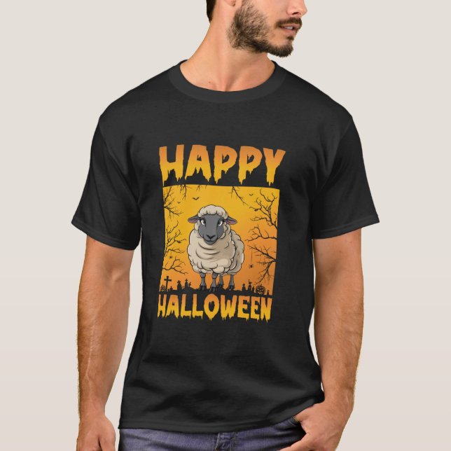 T-shirt Costume d'Halloween Hommes Femmes Enfants Drôle Mo (Devant)