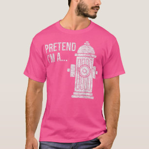 T-shirt Costume d'Halloween Hydrant Feu Faire semblant d'ê