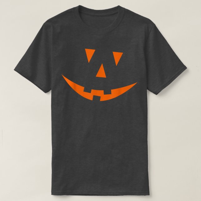 T-shirt Costume d'Halloween Jack O'Lantern Citrouille (Design devant)