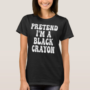 T-shirt Costume d'Halloween Lazy Faire semblant d'être une