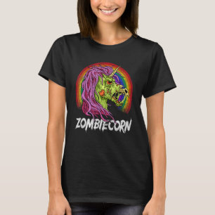 T-shirt Costume d'Halloween Licorne Zombie Zombiecorn effr