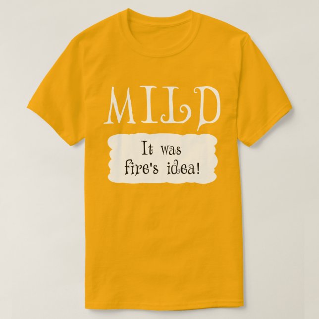 T-shirt Costume d'Halloween MILD Packet (Design devant)
