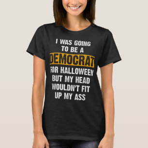 T-shirt Costume d'Halloween politique drôle I anti-libéral
