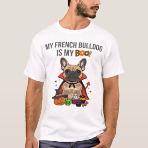 T-shirt Costume d'Halloween pour Bouledogue Français Mon