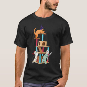 T-shirt Costume d'Halloween pour chat Vampire Sorcière Cha