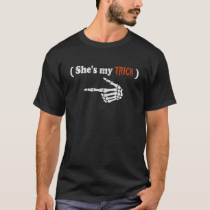 T-shirt Costume d'Halloween pour couple assorti Mens Shes