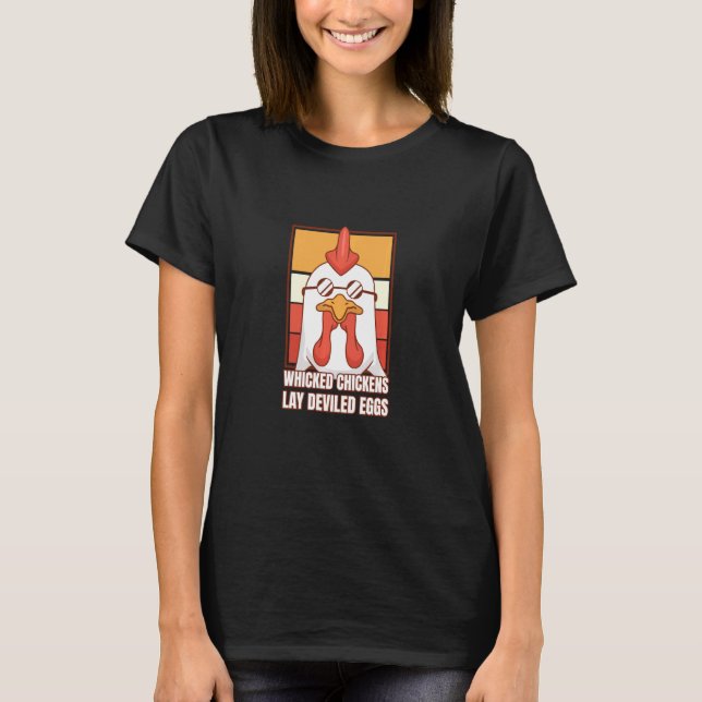 T-shirt Costume d'Halloween pour les poulets pervers (Devant)