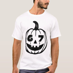T-shirt Costume d'Halloween Six Seven pour étudiants ensei