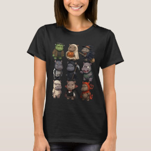 T-shirt Costume d'Halloween Sorcière Fantôme Zombie Hippop