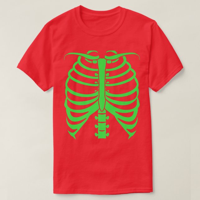 T-shirt Costume d'Halloween squelette pas cher  (Design devant)
