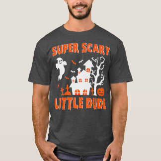 T-shirt Costume d'Halloween super effrayant Petit Mec