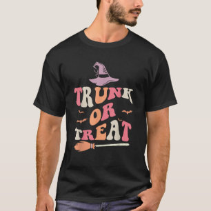 T-shirt Costume d'Halloween Trunk Or Treat Sorcière Chréti