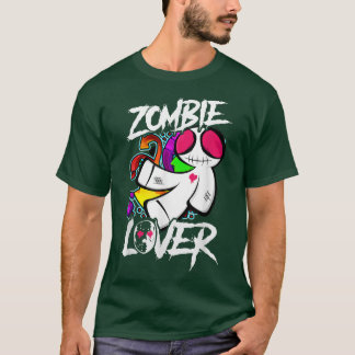 T-shirt Costume d'Halloween Zombie Lover Scary 6934