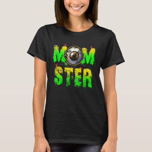 T-shirt Costume d'horreur oeil maman Monster Family Hall