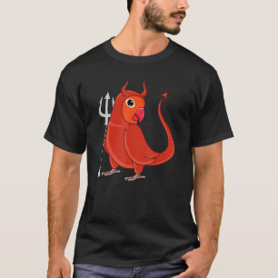 T-shirt Costume diable effrayant Perroquet I Fischers Love