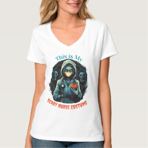 T-shirt Costume d'infirmière effrayant