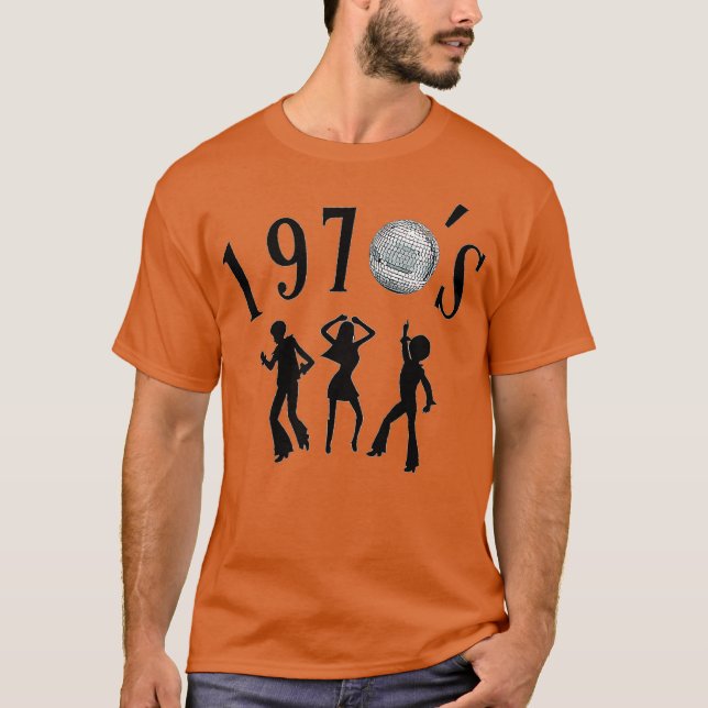 T-shirt Costume Disco Party 1970 (Devant)