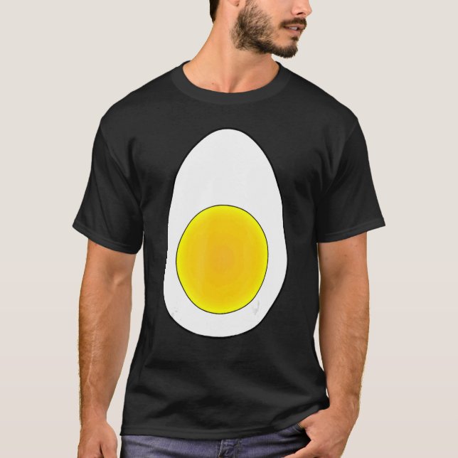 T-shirt Costume d'oeuf défiguré Fruit Halloween (Devant)