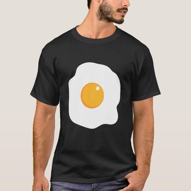 T-shirt Costume D'Oeuf Dévilé Ajouter Des Cornes De Diable (Devant)