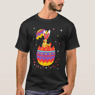 T-shirt Costume d'oeufs aux oreilles de lapin Mignon jour