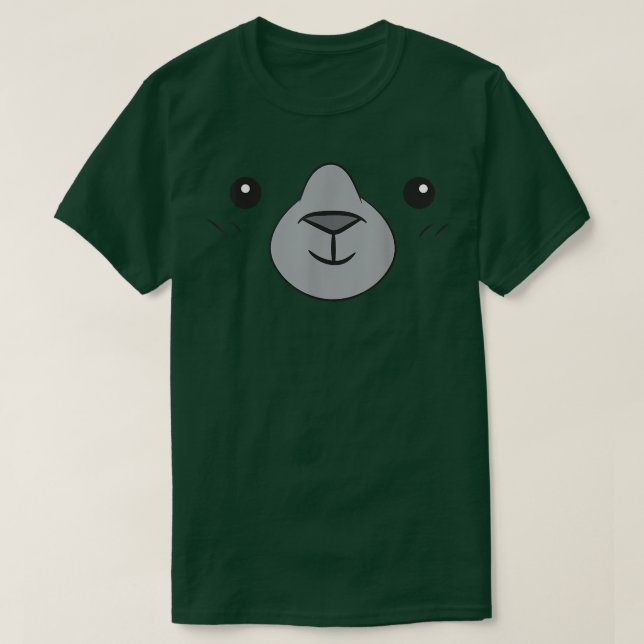 T-shirt Costume d'ours polaire Ours polaire arctique Hallo (Design devant)
