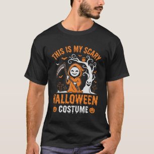 T-shirt Costume drôle d'Halloween Grim Reaper Cimetière De