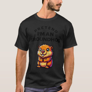 T-shirt Costume drôle et paresseux prétendant être une mar