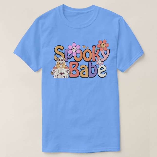 T-shirt Costume éffrayant d'Halloween Babe Classic (Design devant)