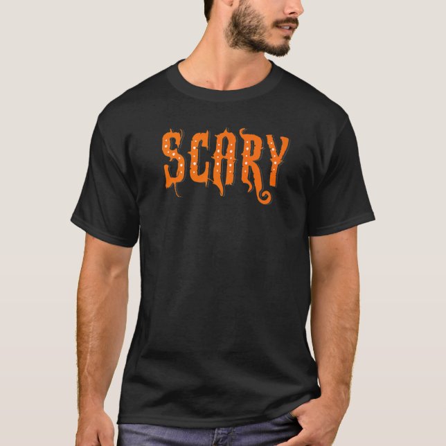 T-shirt Costume Effrayant Halloween Éffrayant (Devant)