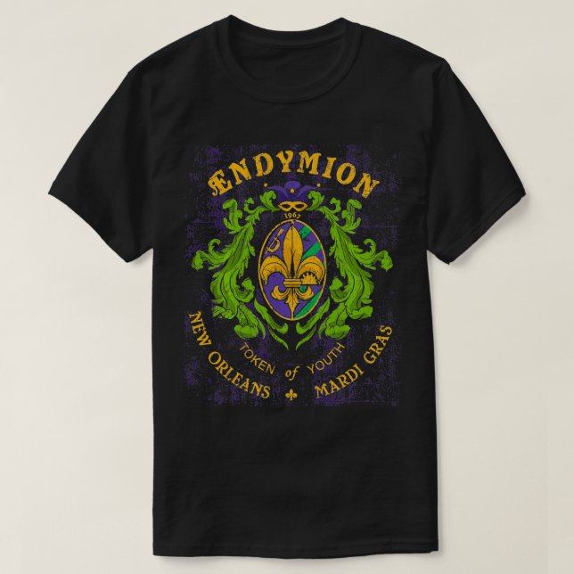 T-shirt Costume Endymion Krewe Mardi Gras pour Hommes et F (Design devant)