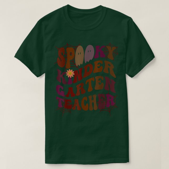 T-shirt Costume ENSEIGNANT éffrayant KINDER GARTEN This Is (Design devant)