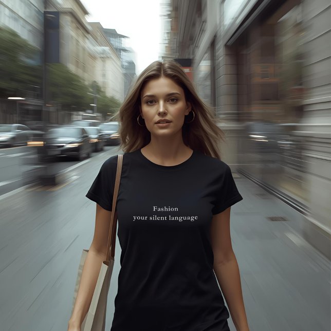 T-shirt costume esthétique citation Mode langage silencieu (Créateur téléchargé)