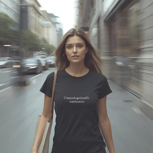 T-shirt costume esthétique citation Sans apologisme authen