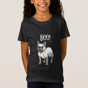 T-Shirt Costume Fantôme Français Funny Bulldog Halloween