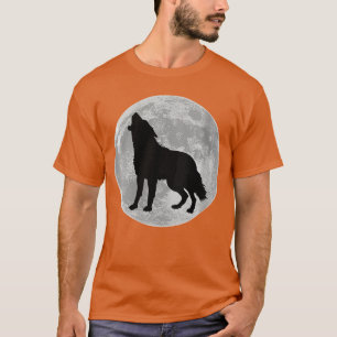 T-shirt Costume Femme Loup-Garou Halloween Pleine Lune Lou