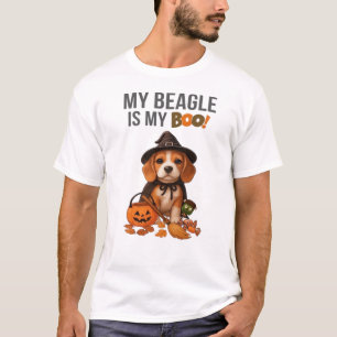 T-shirt Costume Halloween Beagle Mon Beagle est mon chien