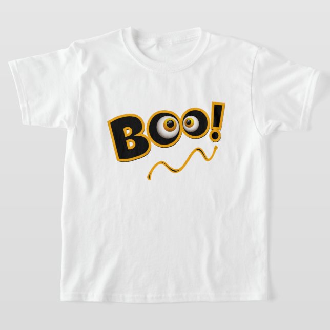 T-shirt costume Halloween Boo Happy (Poser)