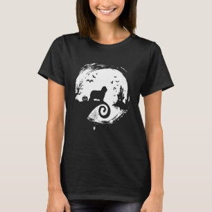 T-shirt Costume Halloween Collie Halloween Beardie Moon Si