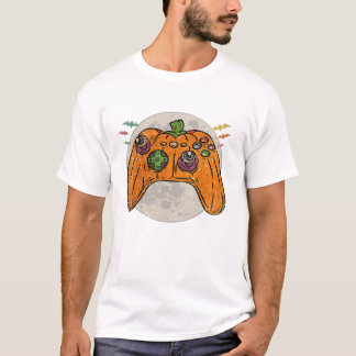 T-shirt Costume Halloween de joueur rétro