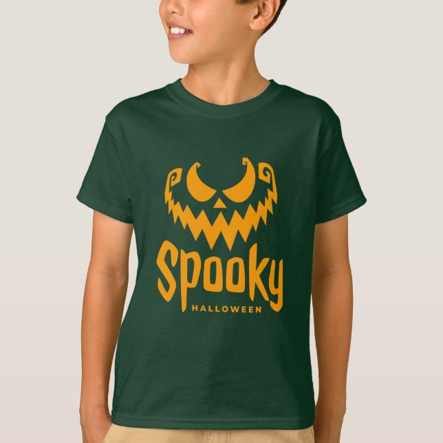 T-shirt costume Halloween éffrayant (Devant)